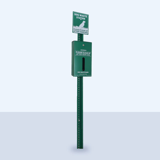 Mini Dog Waste Station with Header Bag Dispenser
