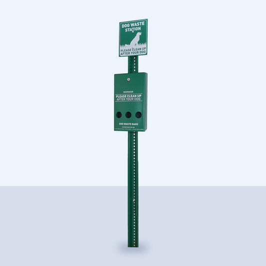 Mini Dog Waste Station with Roll Bag Dispenser