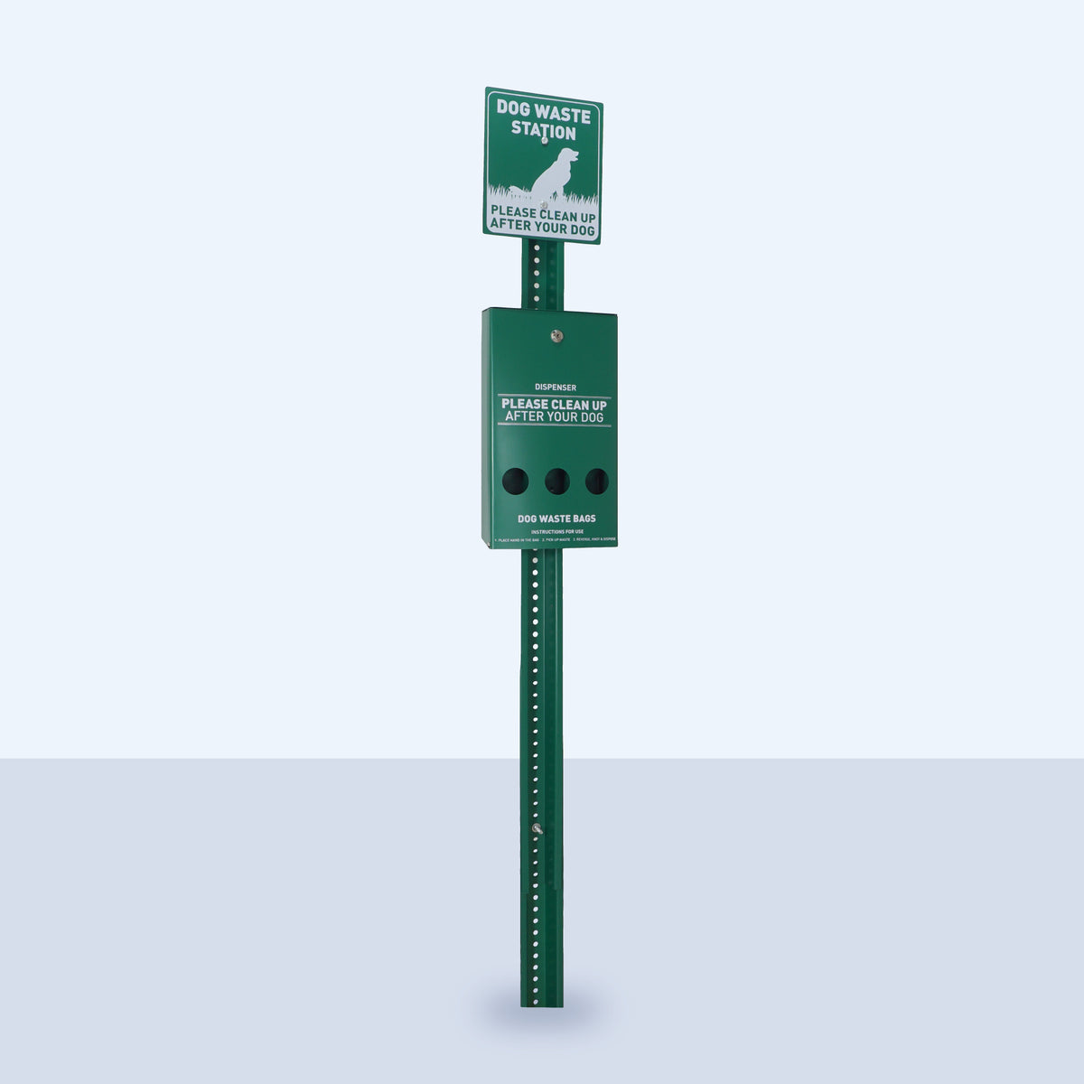 Mini Dog Waste Station with Roll Bag Dispenser