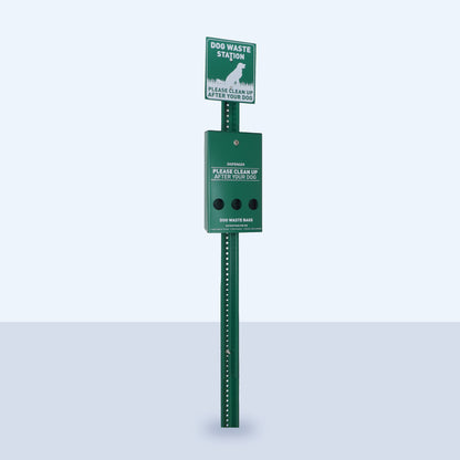 Mini Dog Waste Station with Roll Bag Dispenser
