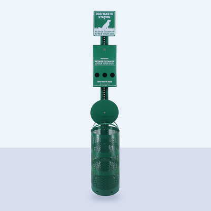 Dog Waste Station with Roll Bag Dispenser