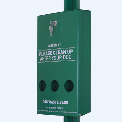 Dog Waste Station with Roll Bag Dispenser